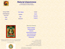 Tablet Screenshot of naturalawareness.net